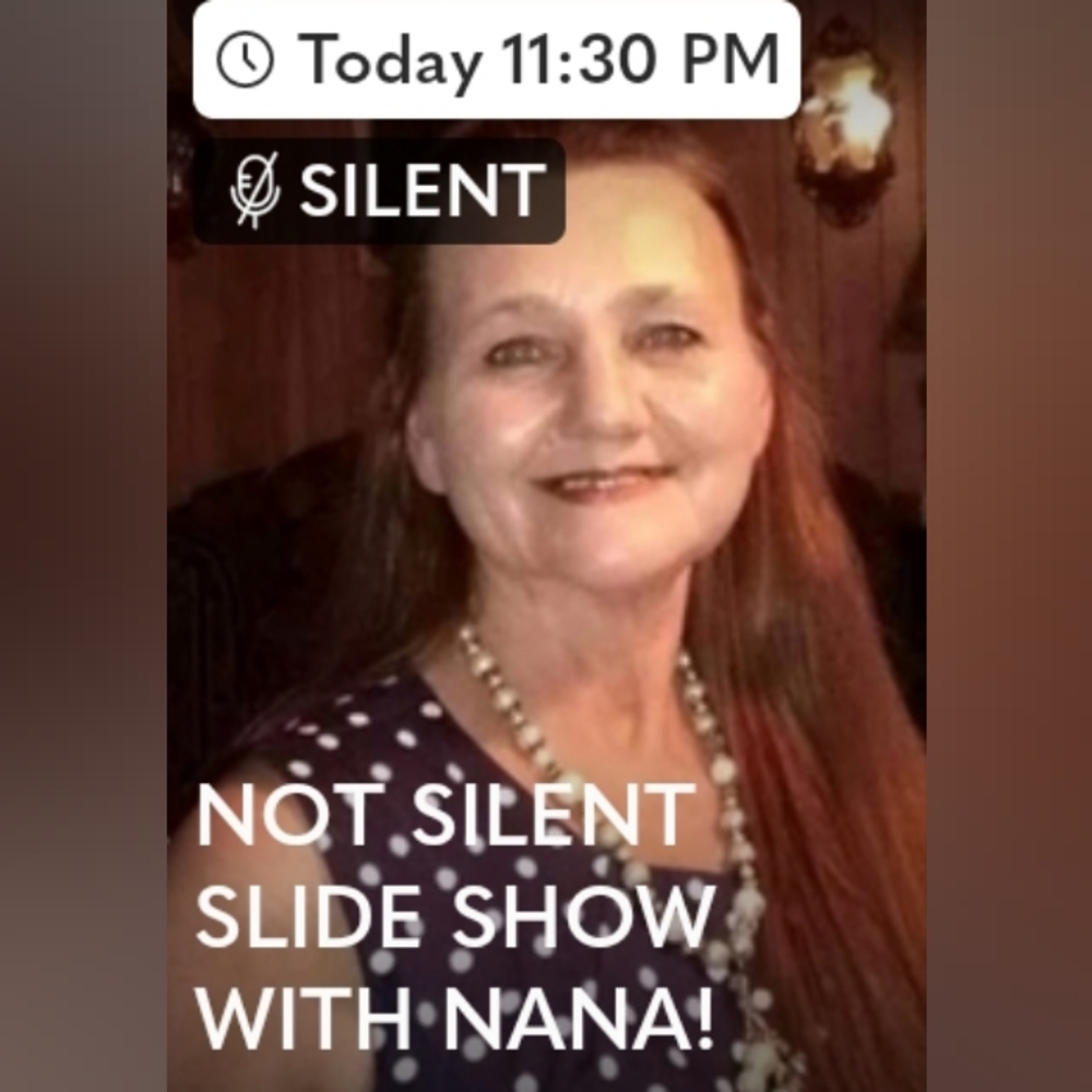 NOT SILENT! LATE NIGHT  SHOW WITH SLIDE SHOW! COME ON IN!😀🥳❤️🙏